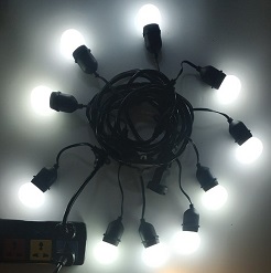 Bóng đèn led búp chanh 3w trang trí trong nhà ngoài trời 6