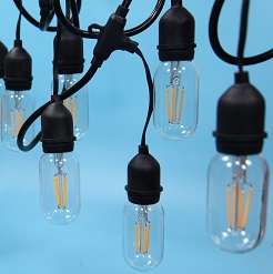 Dây đèn thả trang trí bóng tròn E27 chống mưa