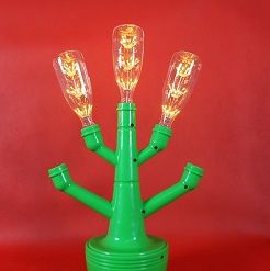 Bóng đèn led trang trí pháo hoa hình chai rượu, đèn trang trí độc đáo