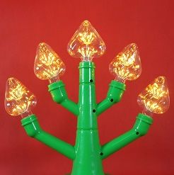 Bóng đèn led trang trí pháo hoa hình trái tim, đèn trang trí độc đáo