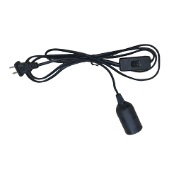 Đui đèn E27 liền dây 2 mét có công tắc