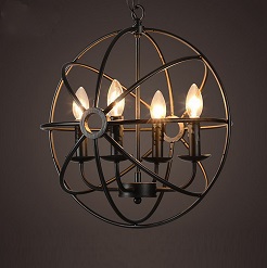 Den Chum Hinh Cau 6 Bong Den Led C35 Den Trang Tri Phong