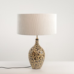 Den Gom De Ban Ve Hoa Nau Noi Vietmake Go008 Den Trang Tri Cao Cap