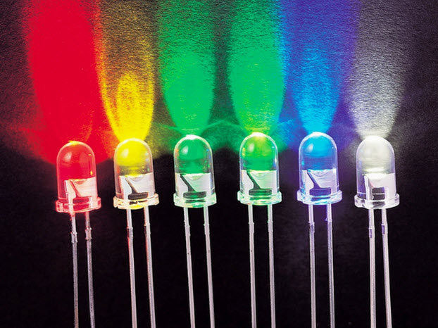 Đèn led nhiều màu sắc