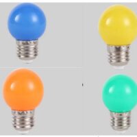 Bóng đèn led búp chanh 1w trang trí trong nhà ngoài trời 2