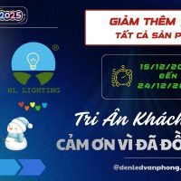 Đèn Led ốp trần HL LIGHTING, Đèn ốp trần đủ công suất 4